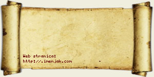 Hana Klepac vizit kartica